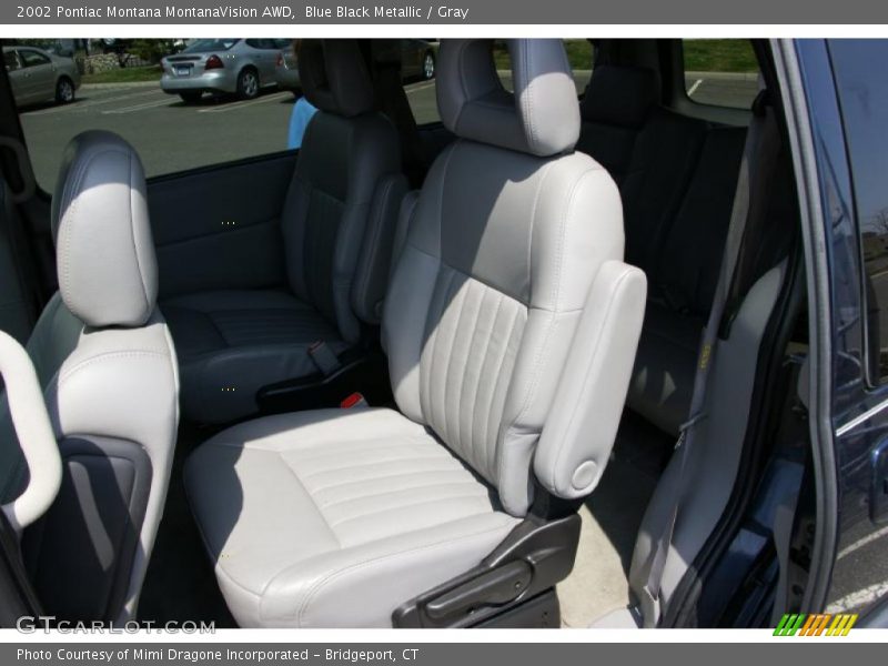 Blue Black Metallic / Gray 2002 Pontiac Montana MontanaVision AWD