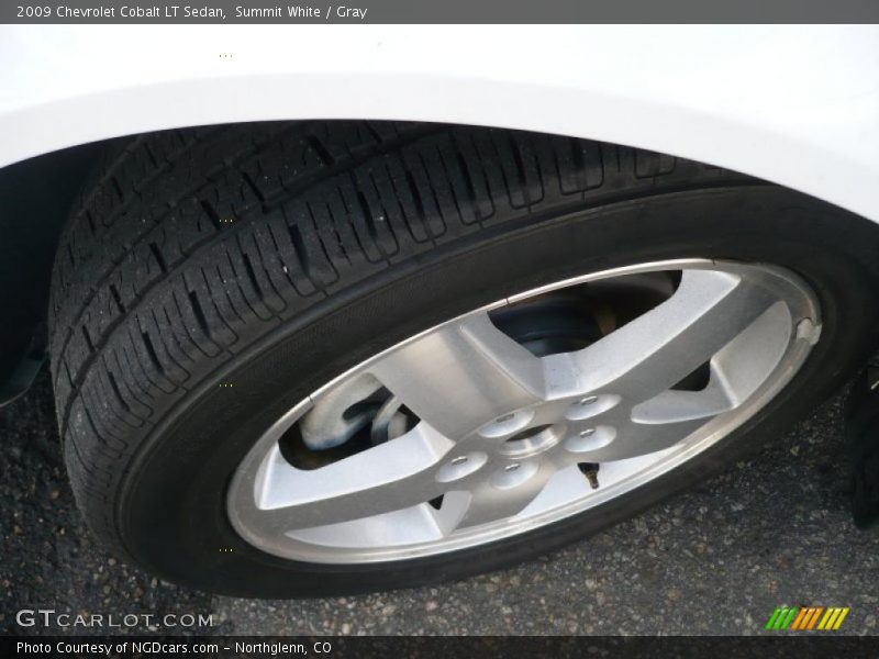 Summit White / Gray 2009 Chevrolet Cobalt LT Sedan
