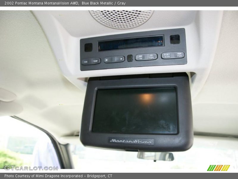 Blue Black Metallic / Gray 2002 Pontiac Montana MontanaVision AWD