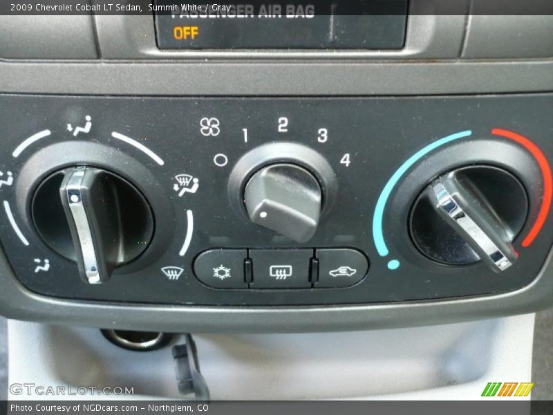 Summit White / Gray 2009 Chevrolet Cobalt LT Sedan