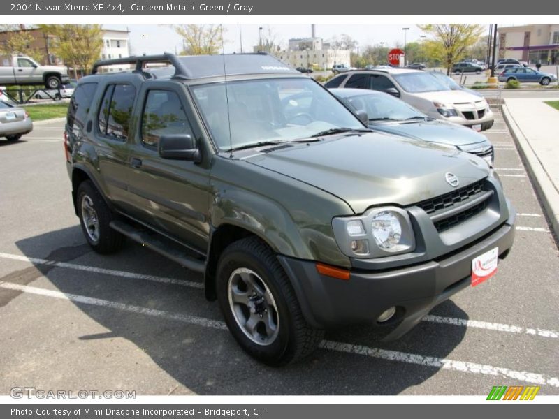 Canteen Metallic Green / Gray 2004 Nissan Xterra XE 4x4