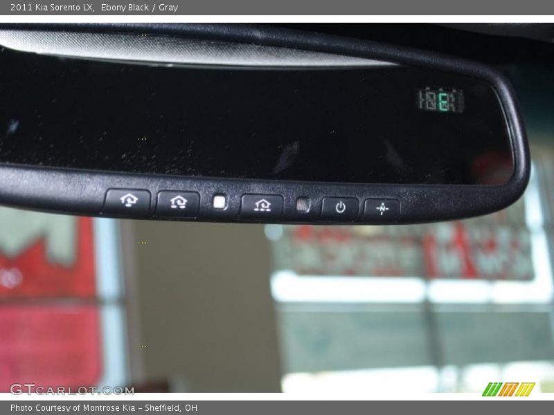 Ebony Black / Gray 2011 Kia Sorento LX
