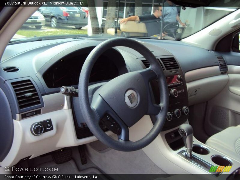 Midnight Blue / Tan 2007 Saturn Outlook XE
