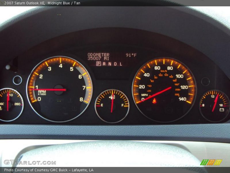 Midnight Blue / Tan 2007 Saturn Outlook XE