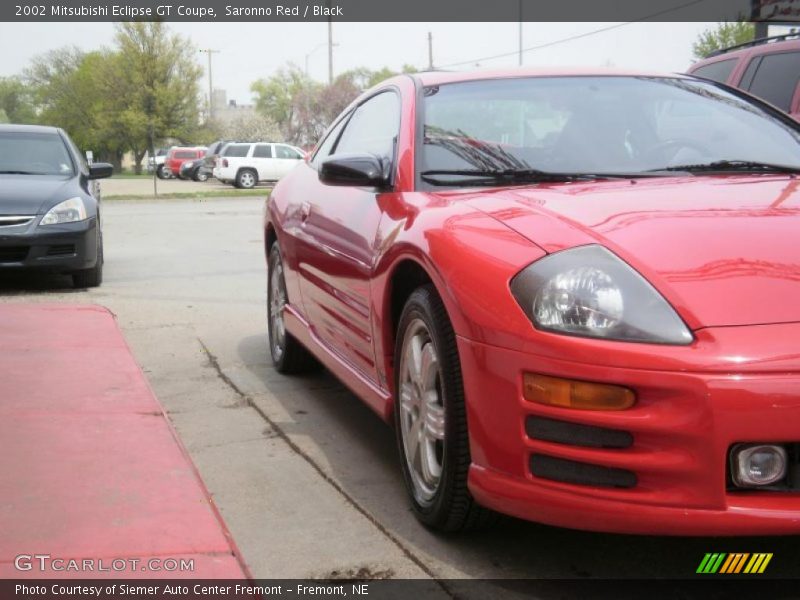 Saronno Red / Black 2002 Mitsubishi Eclipse GT Coupe