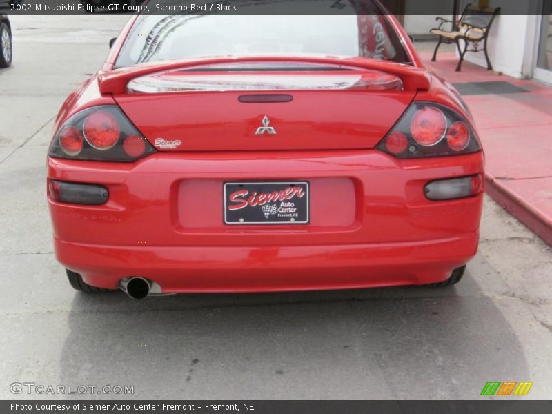 Saronno Red / Black 2002 Mitsubishi Eclipse GT Coupe