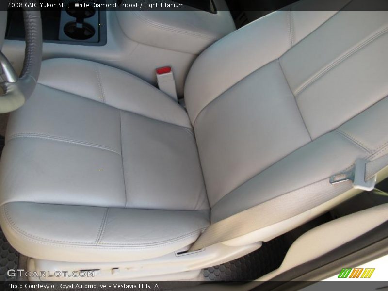 White Diamond Tricoat / Light Titanium 2008 GMC Yukon SLT