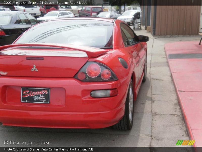 Saronno Red / Black 2002 Mitsubishi Eclipse GT Coupe