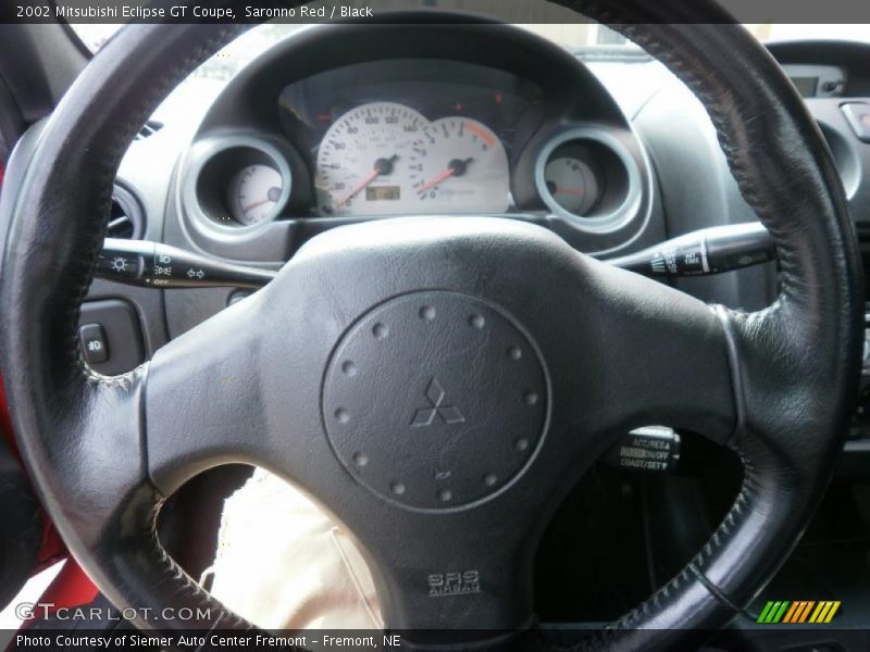 Saronno Red / Black 2002 Mitsubishi Eclipse GT Coupe