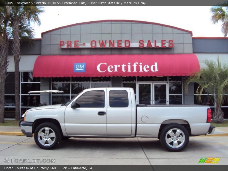 Silver Birch Metallic / Medium Gray 2005 Chevrolet Silverado 1500 SS Extended Cab