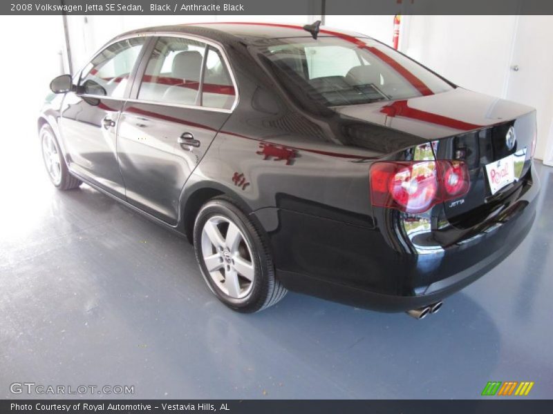 Black / Anthracite Black 2008 Volkswagen Jetta SE Sedan