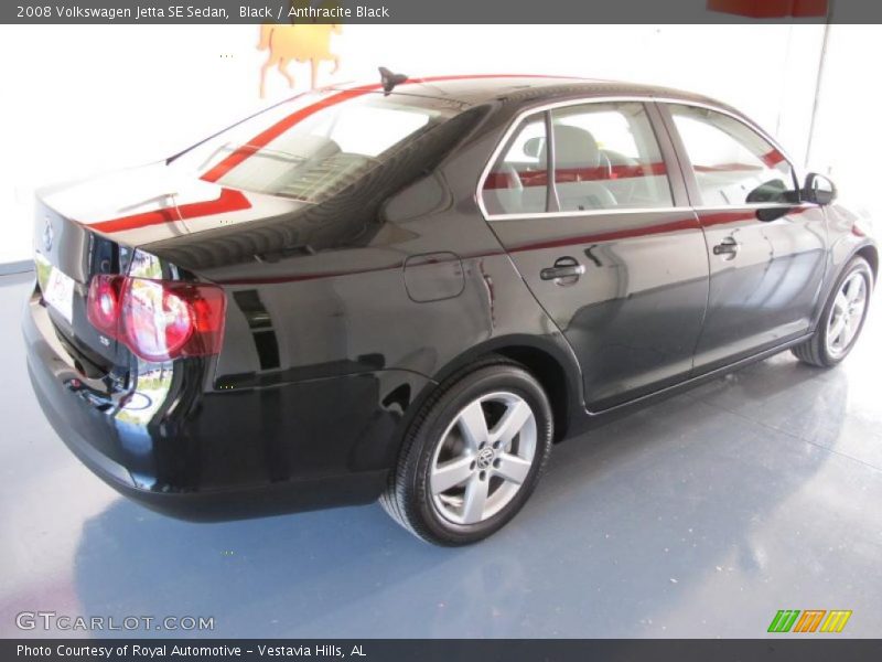 Black / Anthracite Black 2008 Volkswagen Jetta SE Sedan