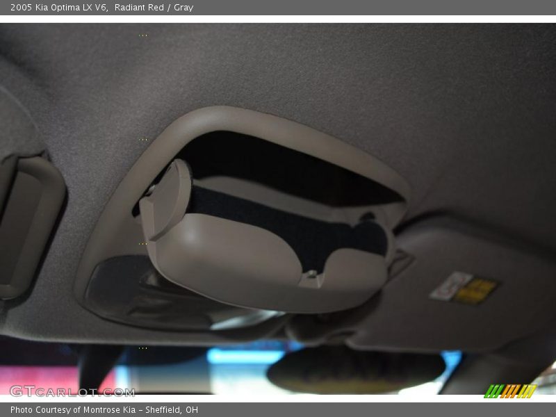 Radiant Red / Gray 2005 Kia Optima LX V6
