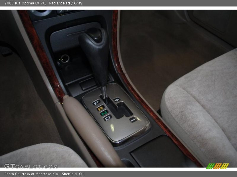 Radiant Red / Gray 2005 Kia Optima LX V6