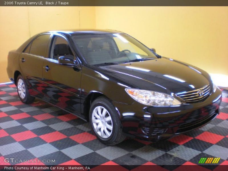 Black / Taupe 2006 Toyota Camry LE