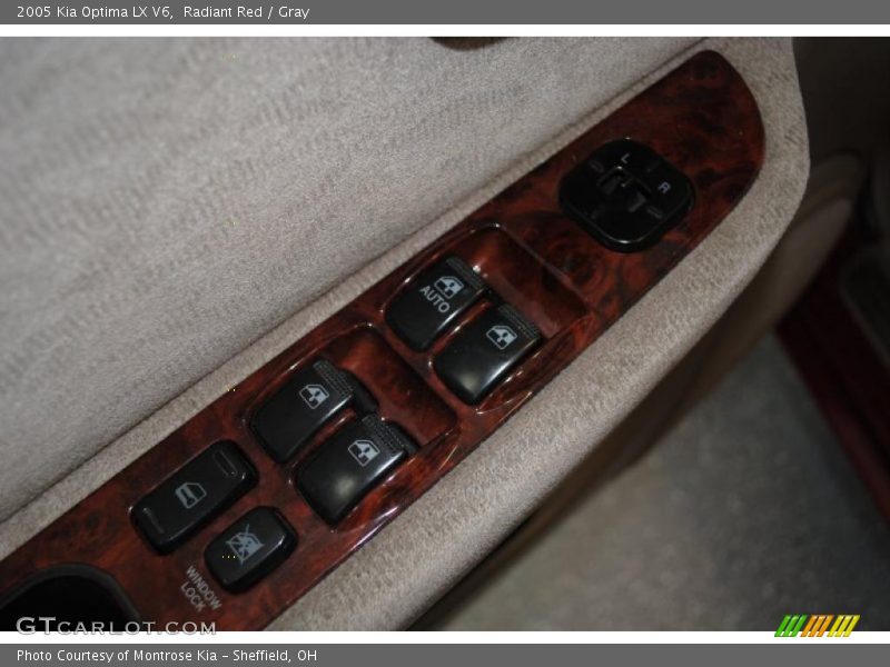 Radiant Red / Gray 2005 Kia Optima LX V6