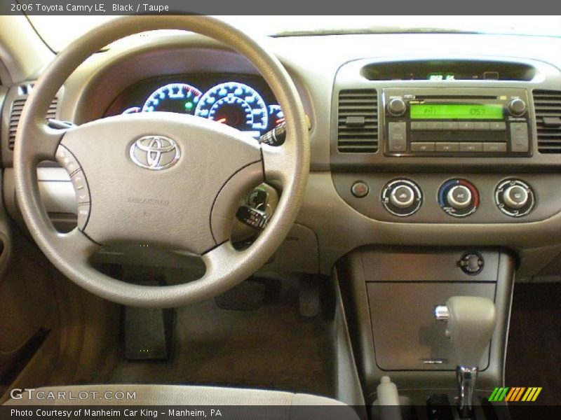 Black / Taupe 2006 Toyota Camry LE