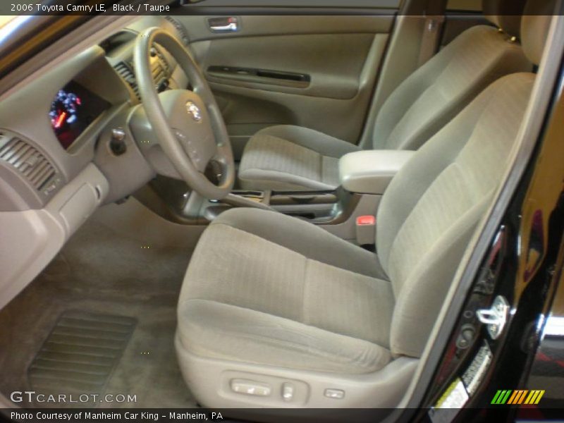 Black / Taupe 2006 Toyota Camry LE