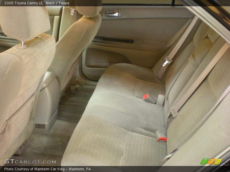 Black / Taupe 2006 Toyota Camry LE