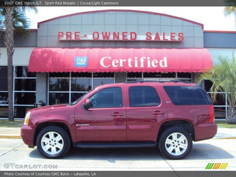 Sport Red Metallic / Cocoa/Light Cashmere 2007 GMC Yukon SLT