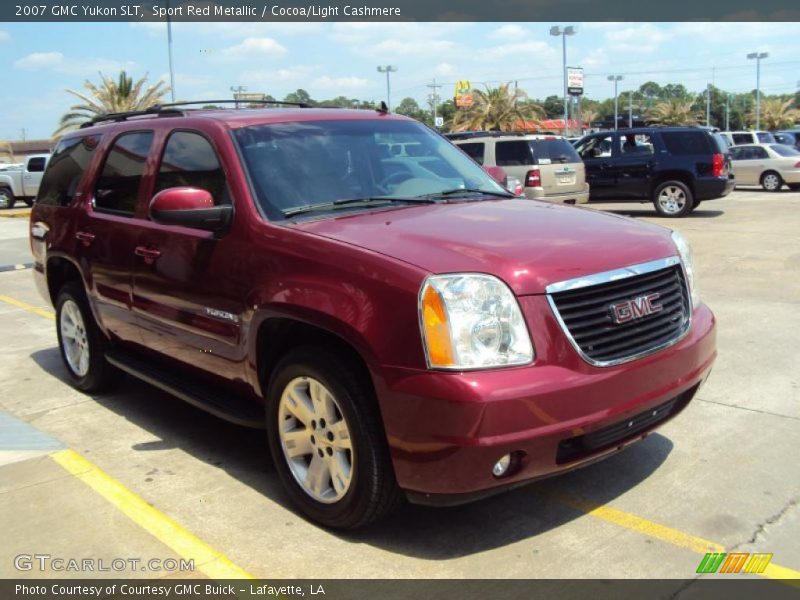 Sport Red Metallic / Cocoa/Light Cashmere 2007 GMC Yukon SLT