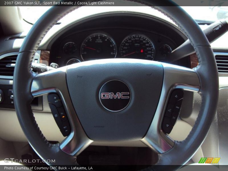 Sport Red Metallic / Cocoa/Light Cashmere 2007 GMC Yukon SLT