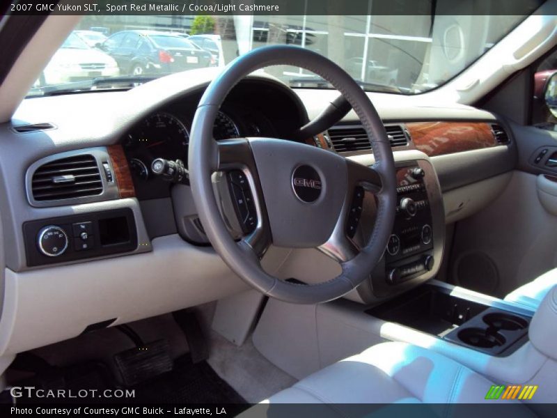 Sport Red Metallic / Cocoa/Light Cashmere 2007 GMC Yukon SLT