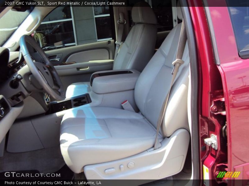 Sport Red Metallic / Cocoa/Light Cashmere 2007 GMC Yukon SLT