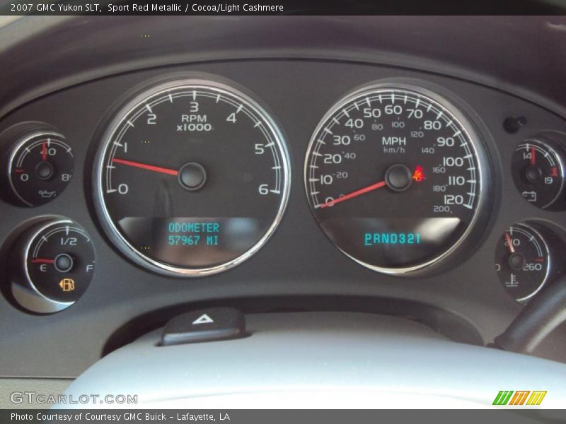 Sport Red Metallic / Cocoa/Light Cashmere 2007 GMC Yukon SLT