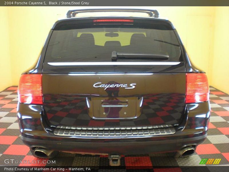 Black / Stone/Steel Grey 2004 Porsche Cayenne S