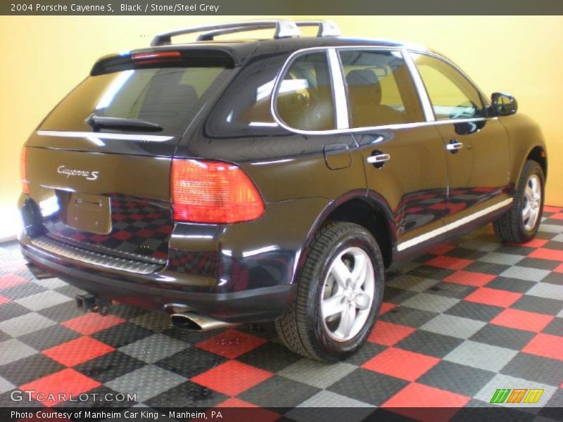 Black / Stone/Steel Grey 2004 Porsche Cayenne S