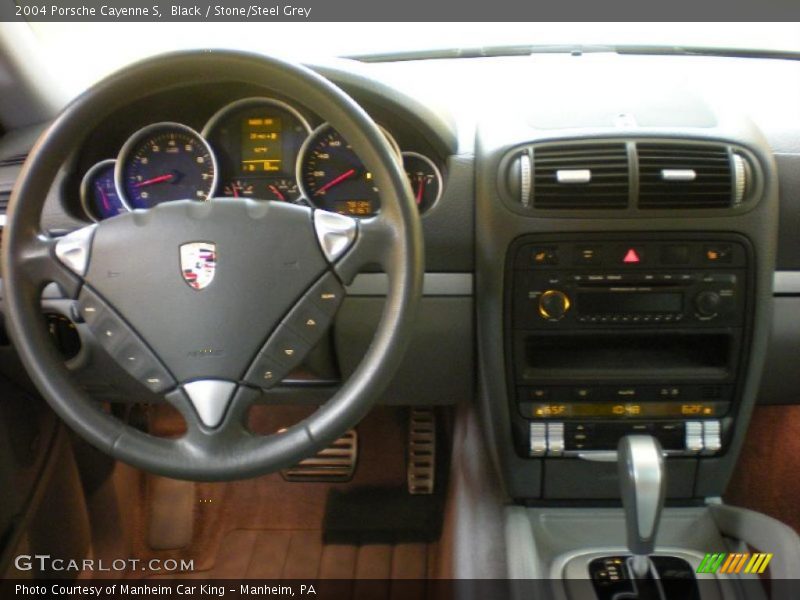 Black / Stone/Steel Grey 2004 Porsche Cayenne S