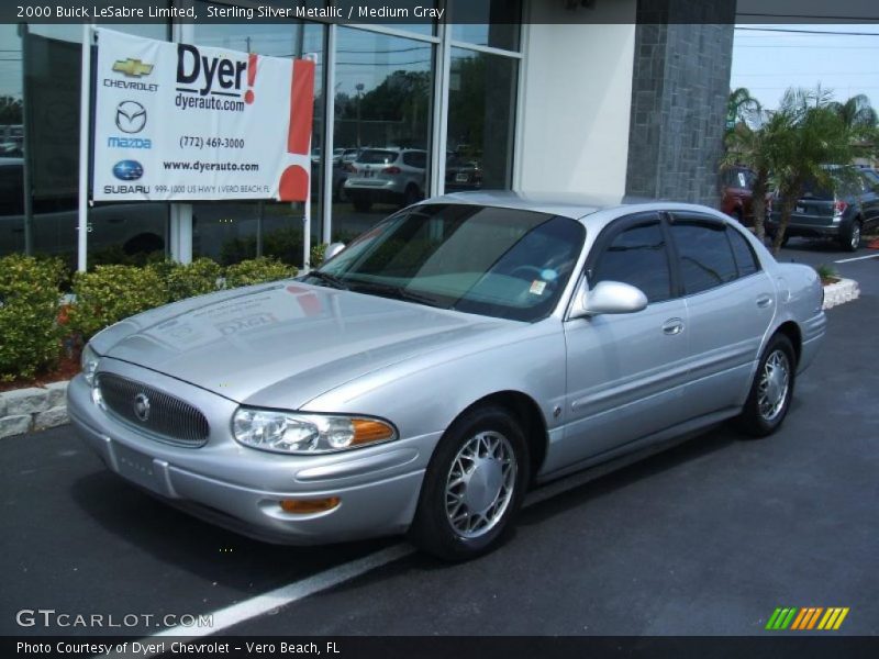 Sterling Silver Metallic / Medium Gray 2000 Buick LeSabre Limited