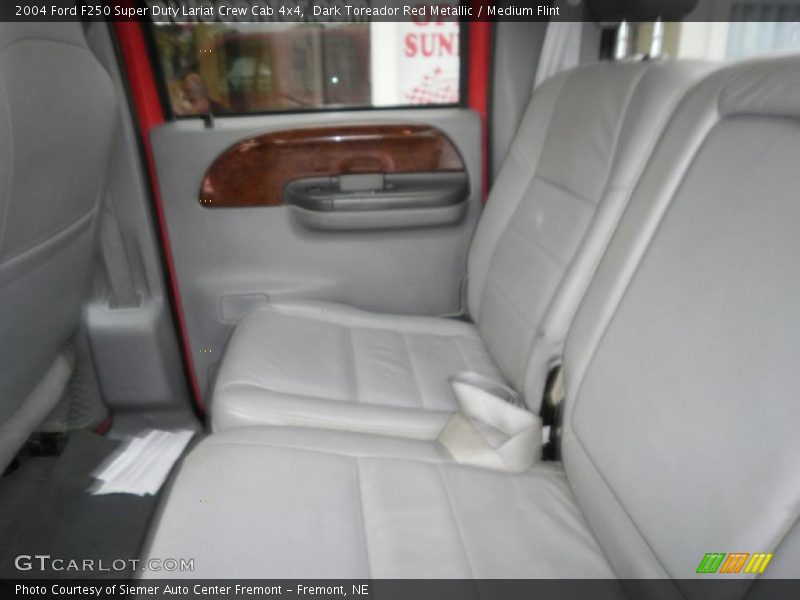 Dark Toreador Red Metallic / Medium Flint 2004 Ford F250 Super Duty Lariat Crew Cab 4x4