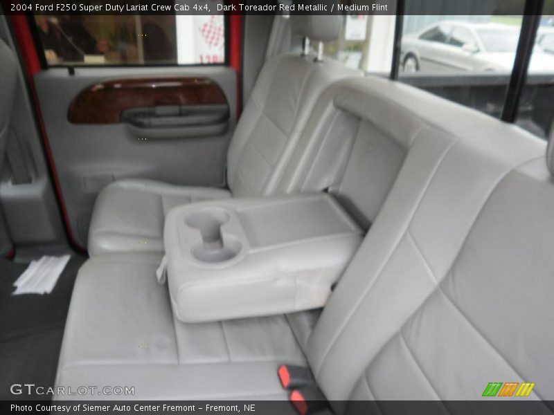 Dark Toreador Red Metallic / Medium Flint 2004 Ford F250 Super Duty Lariat Crew Cab 4x4