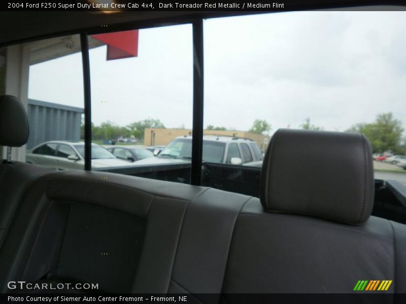 Dark Toreador Red Metallic / Medium Flint 2004 Ford F250 Super Duty Lariat Crew Cab 4x4