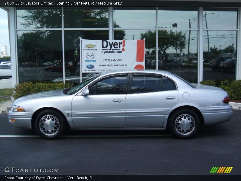 Sterling Silver Metallic / Medium Gray 2000 Buick LeSabre Limited