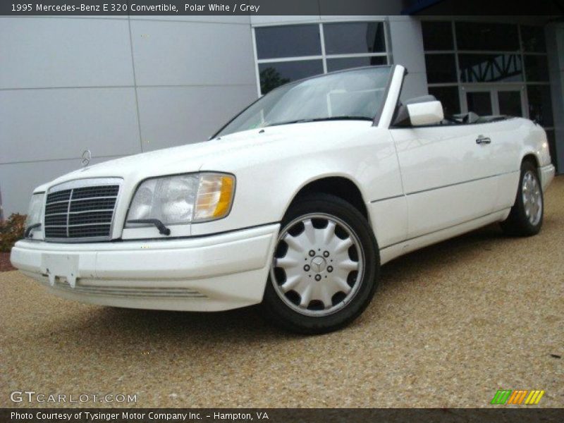 Polar White / Grey 1995 Mercedes-Benz E 320 Convertible