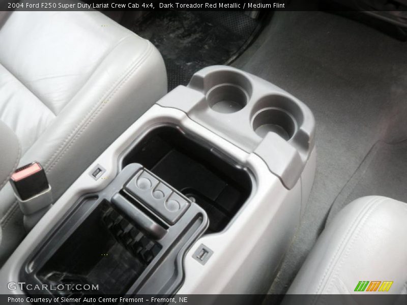 Dark Toreador Red Metallic / Medium Flint 2004 Ford F250 Super Duty Lariat Crew Cab 4x4