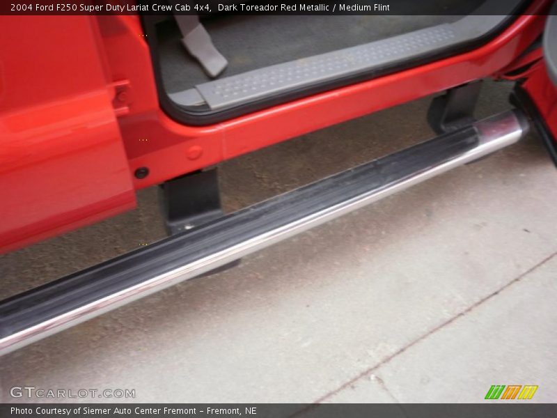 Dark Toreador Red Metallic / Medium Flint 2004 Ford F250 Super Duty Lariat Crew Cab 4x4