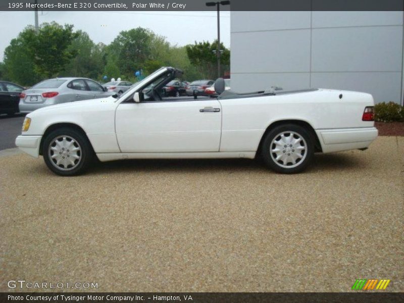 Polar White / Grey 1995 Mercedes-Benz E 320 Convertible