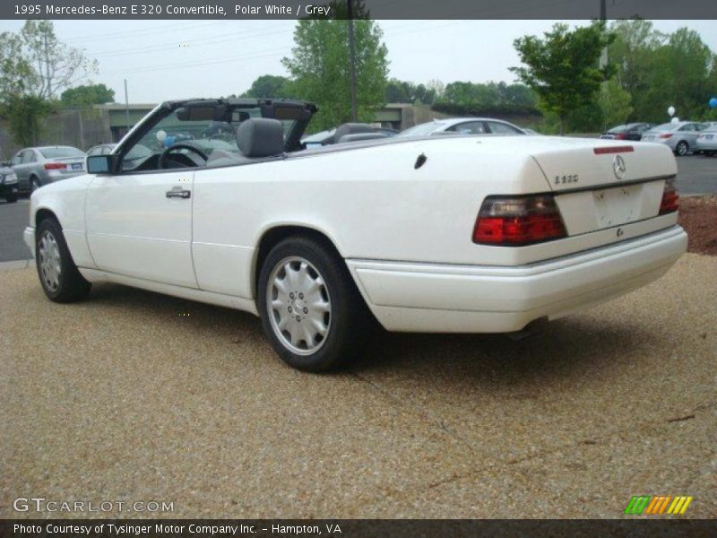 Polar White / Grey 1995 Mercedes-Benz E 320 Convertible