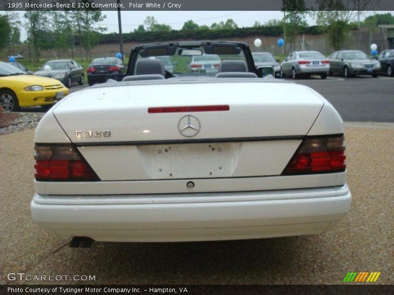 Polar White / Grey 1995 Mercedes-Benz E 320 Convertible