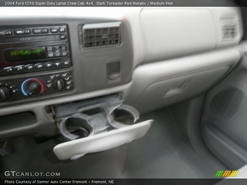 Dark Toreador Red Metallic / Medium Flint 2004 Ford F250 Super Duty Lariat Crew Cab 4x4