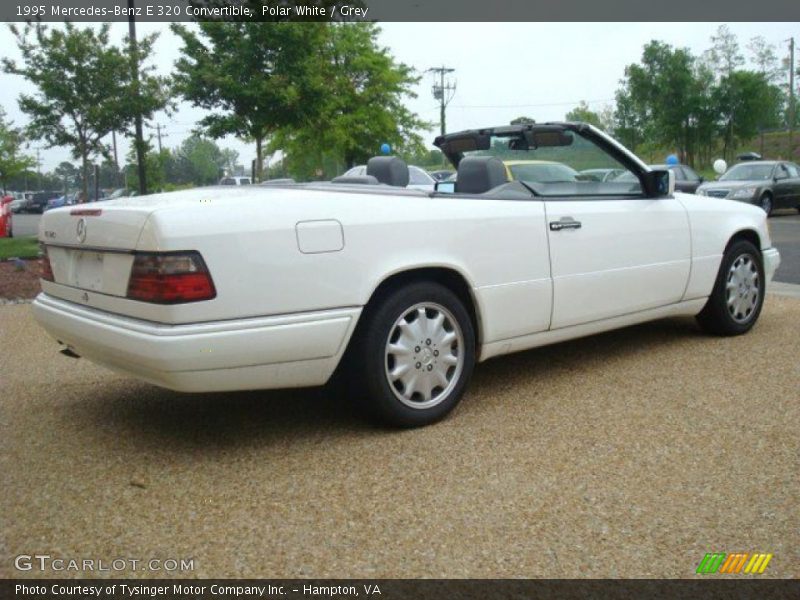 Polar White / Grey 1995 Mercedes-Benz E 320 Convertible