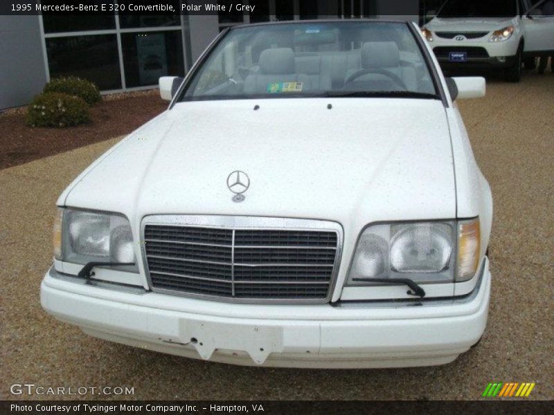 Polar White / Grey 1995 Mercedes-Benz E 320 Convertible