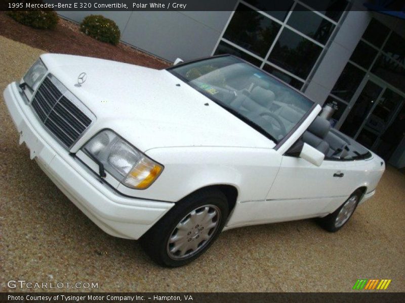 Polar White / Grey 1995 Mercedes-Benz E 320 Convertible