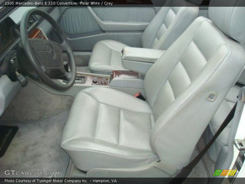 Polar White / Grey 1995 Mercedes-Benz E 320 Convertible