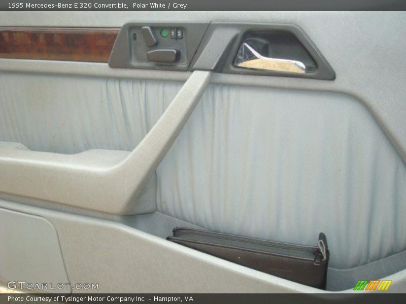 Polar White / Grey 1995 Mercedes-Benz E 320 Convertible