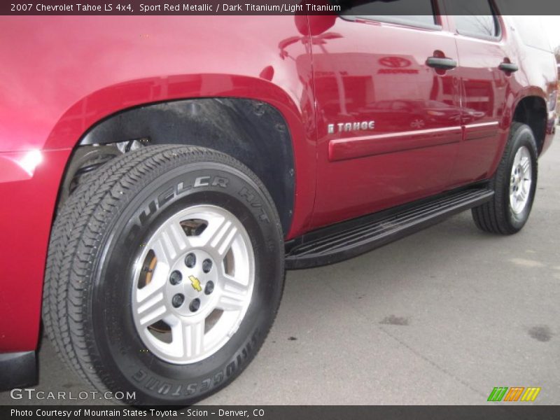 Sport Red Metallic / Dark Titanium/Light Titanium 2007 Chevrolet Tahoe LS 4x4